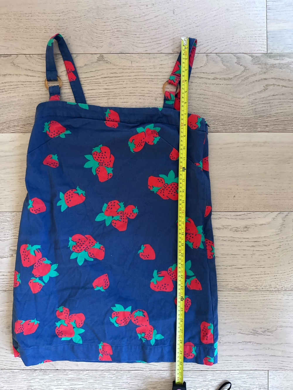 ๐ Anthropologie Maeve Square Neck Strawberry Shift Dress Sz: S ๐ - Picture 14 of 16